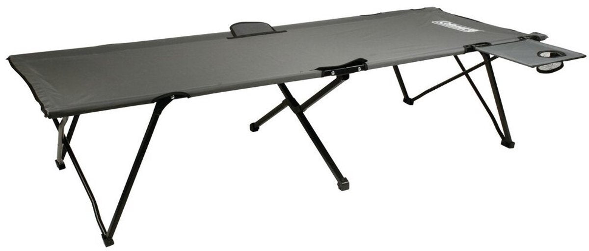 Coleman campingseng - feltseng 1 person - op til 136 kg - integreret sidebord