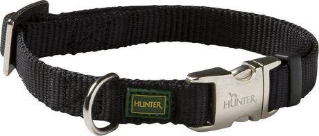 Hunter klikkrave alu nylon blød - sort - str. m 40-55 x 2 cm