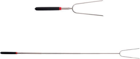 Master part grill grillspyd - grillspyd - skumfidus - pølsespyd - bbq grillpinde - justerbar længde 29,5-91 cm - teleskopisk design kan forlænges - rustfrit stål