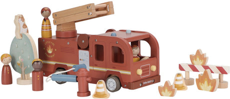 Lille hollandsk brandbil med pegdolls