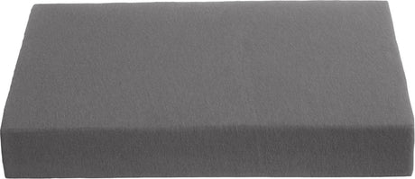Ambiante hoeslaken topdek jersey antraciet 160x200 cm - 100% katoen