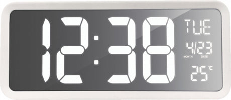 Technoline vægur bordur store klare tal - dato dagangivelse - temperatur - ws 8130
