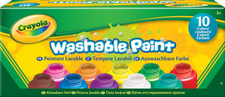 Crayola 10 fl. med vaskbar maling