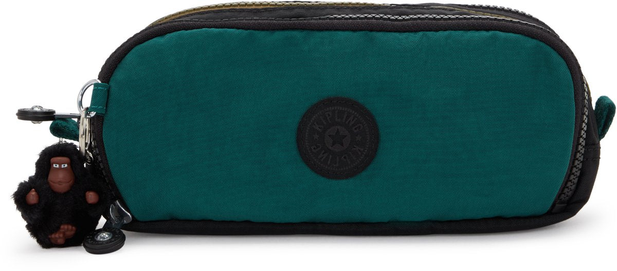 Kipling gitroy unisex tegneetui - sort khaki bl