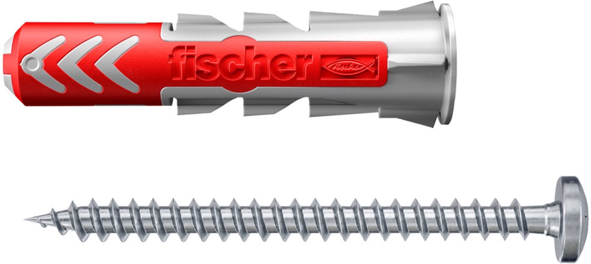 Fischer duopower 8x40 med pandehovedskrue