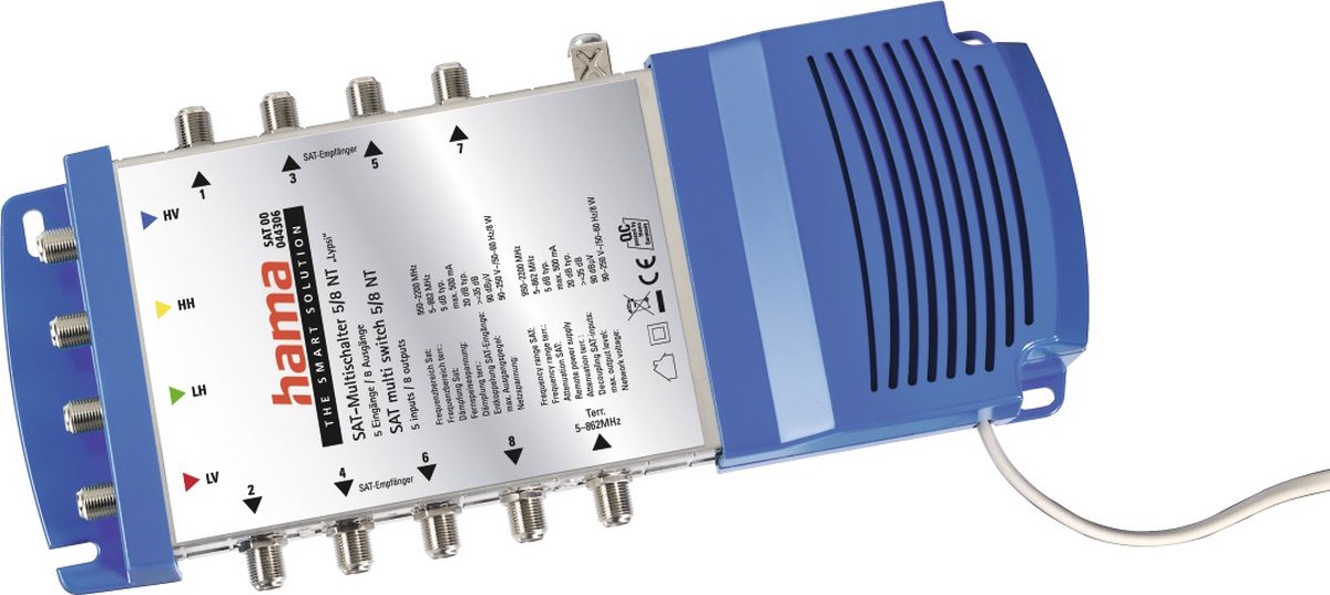 Hama satelliet multiswitch lypsi 5 8 nt