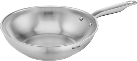 Tefal virtuos - wokpande - ø28 cm - rustfrit stål - velegnet til induktion - holdbart