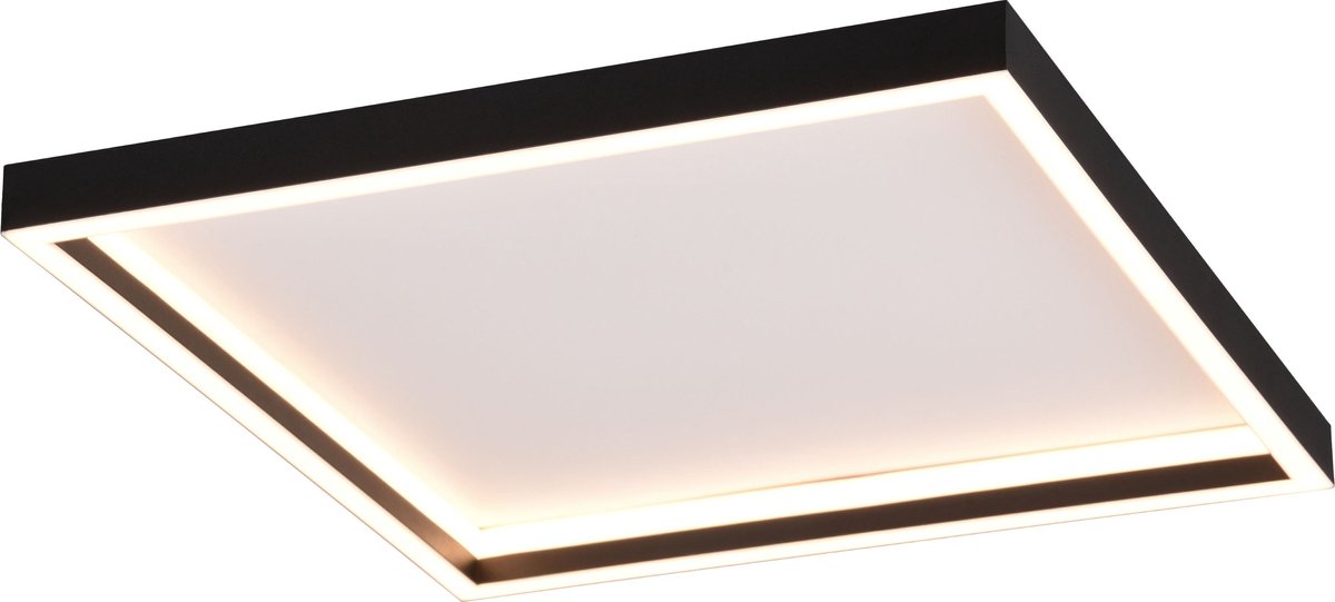 Rl live your light reality rotonda - loftslampe - sort mat - inkl. 1x SMD 20 W - væg- og loftmontering