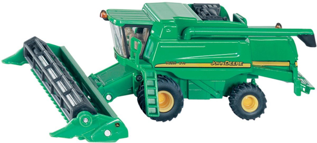 Siku 1876, John Deere T670i mejetærsker, 1:87, metalplast, grøn, bevægeligt og aftageligt klippeaggregat