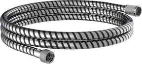 Schütte elmo 200 bruseslange - plastik - 200 cm - sort krom