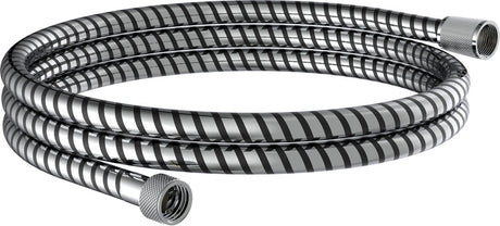 Schütte elmo 200 bruseslange - plastik - 200 cm - sort krom