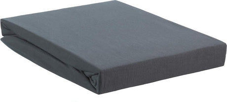 Beddinghouse - jersey-stretch - hoeslaken - 180x220 cm - koelgrijs - premium kwaliteit