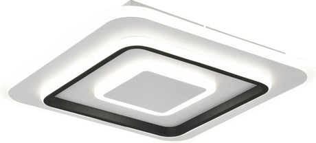 Rl live your light reality jora loftlampe - hvid - dæmpbar - lysfarve justerbar - fjernbetjening - 39x39cm - LED 5400lm