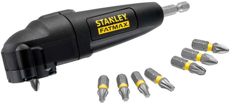 Stanley sta88582-xj - vinkeladapter - 90° - magnetisk holder - med 9 bits