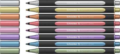 Schneider skriveredskaber schneider metallic liner - paint-it 020 - 1-2mm - 8 stk - s-ml02011502