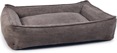 Designed by lotte ribbed - hondenmand - bruin - 95x80x23 cm