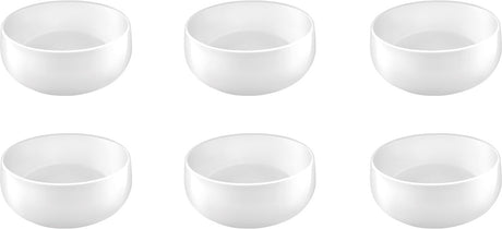 Medard de noblat - yaka hvid - skål 13 cm - 6 dele - porcelæn