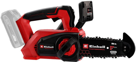 Einhell professionel batteri motorsav fortexxa 18 20 th li solo - power x-change - 18 v li-ion - børsteløs motor - klingelængde: 20 cm - max. skærelængde: 14 cm - ekskl. batteri og oplader