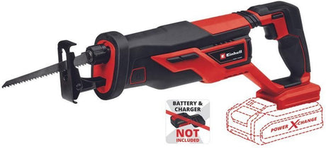 Einhell akku stempelsav te-ap 18 26 li solo - power x-change - 18 v li-ion - 0-2.600 t min - slaghøjde: 26 mm - max. skæredybde (træ plast metal): 180 20 12 mm - inkl. 1x savklinge til træ - ekskl. batteri og oplader