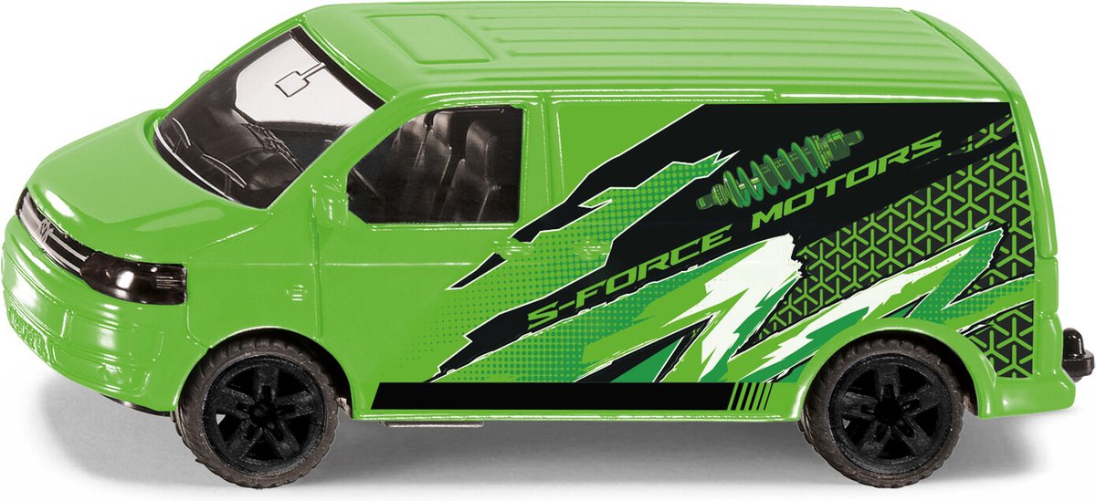 Siku legetøjsbil VW Transporter miniature model flerfarvet.