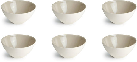 Medard de noblat - oslo linned - lille skål 13 cm - 6 stk - stentøj