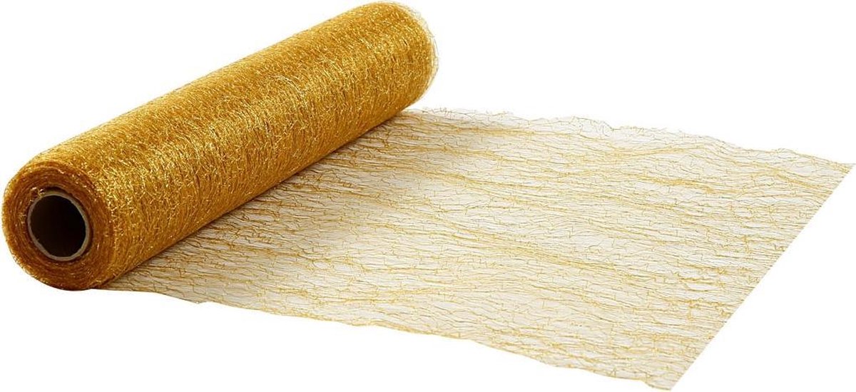 Happy moments bordløber, b: 30 cm, guld, 10 m