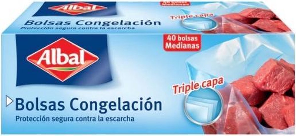 Albal medium trelags frysepose 40 enheder