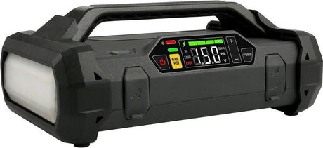 Lokithor jump starter ja301 - 2000a 12v - luftkompressor - powerbank - LED lommelygte - til bil, motorcykel, båd, SUV