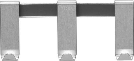 Tiger basic - brusekabine håndklædekrog 6-8 mm - børstet rustfrit stål