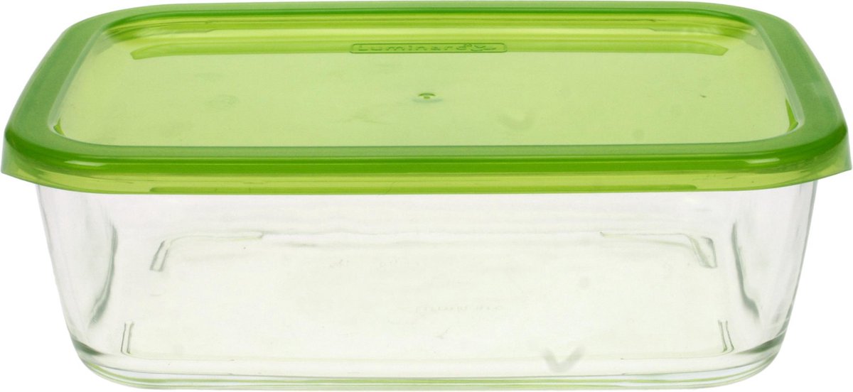 Luminarc keep n box - glas opbevaringsboks - 197cl - rektangel turkis