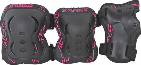 Tempish - fid - skatebeskyttelse - 3-pak - voksne - pink - m