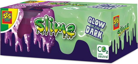 Ses creative ses slime - glød i mørket 2x120gr