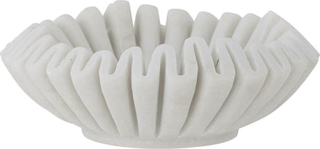 Bloomingville skål harmonia marmor hvid ø17,5 x 6 cm