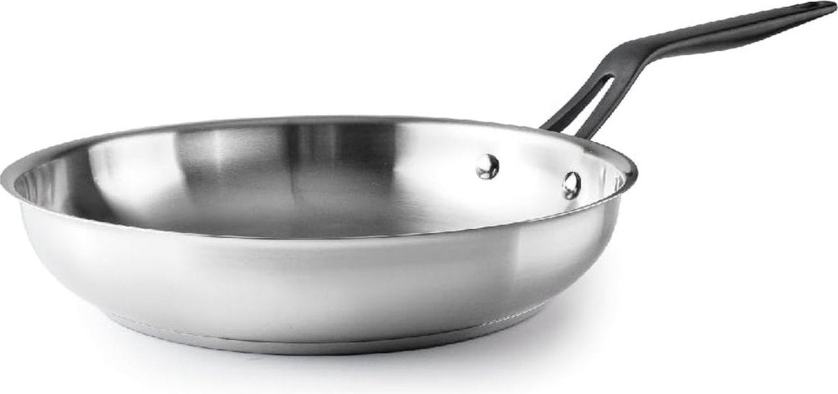 Lacor oprindelse stegepande - rustfrit stål - ø 18cm