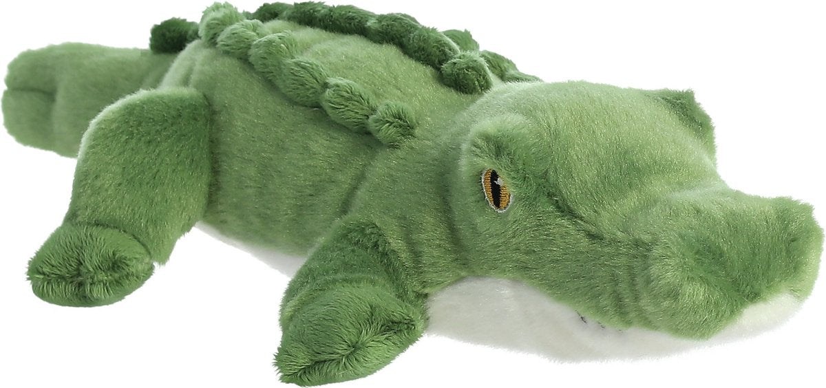 Aurora tøjdyr krokodille - plys tøjdyr - 36 cm - vanddyr tema