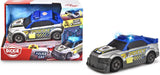 Dickie Police Car Gray med lys og lyd