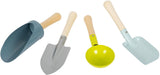 Lille fod - metal scoops, 4dlg.