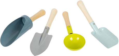 Lille fod - metal scoops, 4dlg.