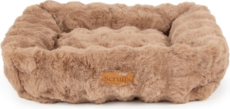 Scruffs - alpine boxseng - hundekurv - taupe - x-large 90 x 70 cm