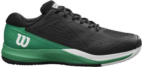 Wilson tennissko padel sko rush pro ace clay herre sort grøn