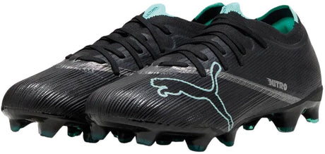 Puma ultra nitro 7 match fg ag unisex sportschoenen - black-intense mint 42.5