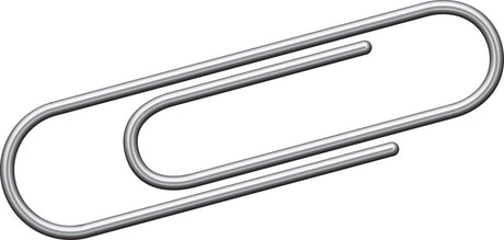 Kangaro paperclips - 30 mm - rond - 1000 stuks - verzinkt
