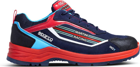 Sparco arbejdssko s3s - indy sanremo - martini racing - blå - 43