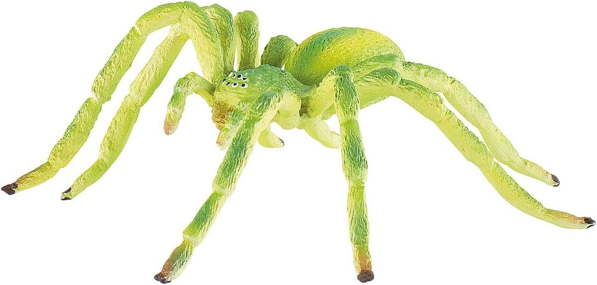 Bullyland 68455 – grøn huntsman edderkoppefigur – ca. 10,8 cm – naturtro og detaljeret design – ideel som pædagogisk figur, dekoration eller lille gave til børn fra 3 år