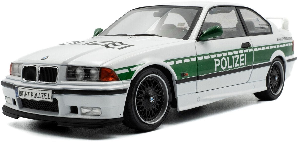BMW e36 m3 coupe drift politi 1991 - 1:18 - solido