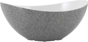 Gimex - solid line - saladeschaal - granite - grijs - 1 stuk
