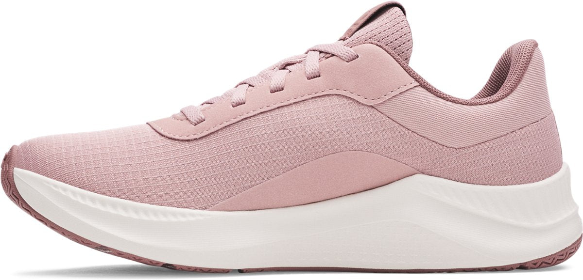 Under Armour UA W Aurora 3-PNK damesneakers - Tourmaline Pink - Summit White - Maroon Mist