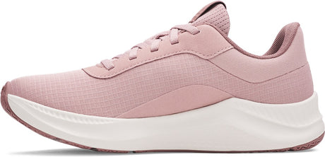 Under Armour UA W Aurora 3-PNK damesneakers - Tourmaline Pink - Summit White - Maroon Mist