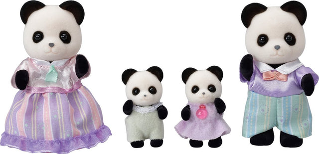 Sylvanian families panda familie 5529 - fløjlsbløde legetøjsfigurer