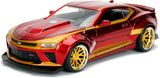 Jada legetøj - marvel ironman 2016 chevy camaro ss - 1:24 - die-cast - fra 8 år - legetøjskøretøj